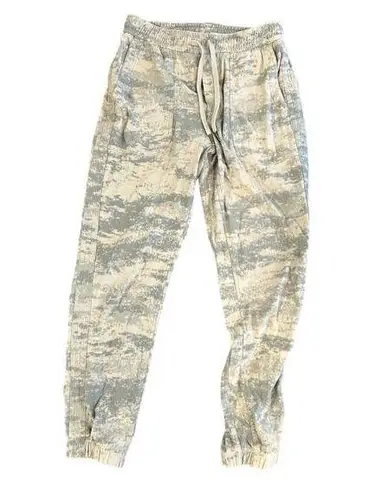 Athleta   FarallonJoggers Size Small Army Camo Style Loungewear Casual Pajama PJ