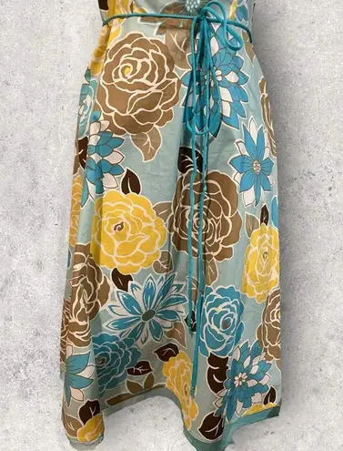 Rubber Ducky Productions Strapless floral print dress size L