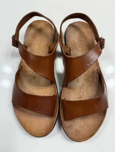 SANDY CIGAR SANDALS Brown Size 7
