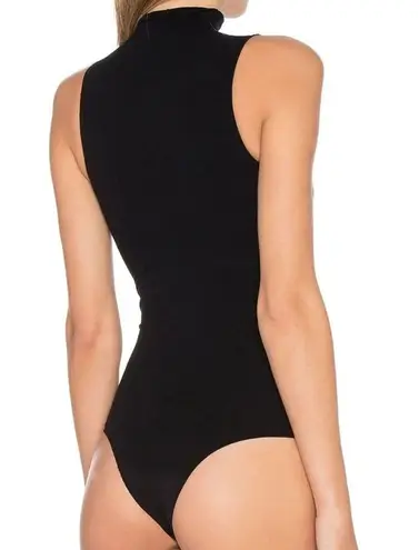 Commando NWT  Seamless Mockneck Thong Bodysuit in Black