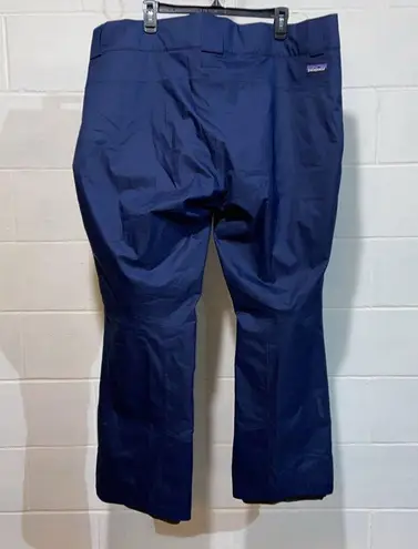 Patagonia ® Womens W's Insulated Snowbelle Pants 2XL Blue H2No® Snowboarding NEW