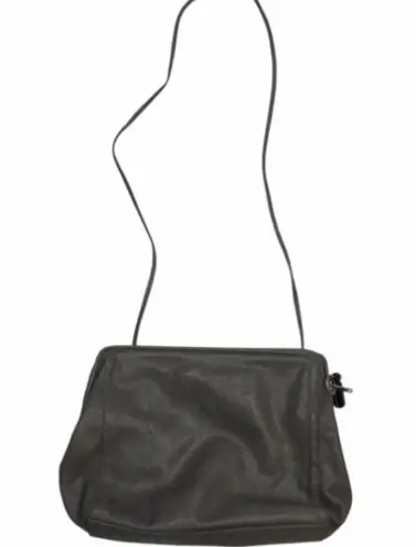 COS Gray Leather Shoulder Bag crossbody designer spring luxury contemporary $400