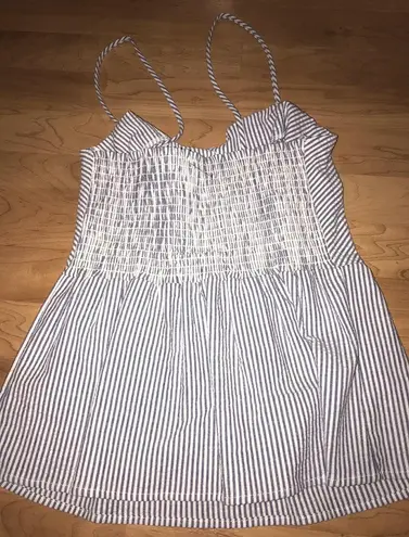 Striped Spaghetti Strap Shirt Size M