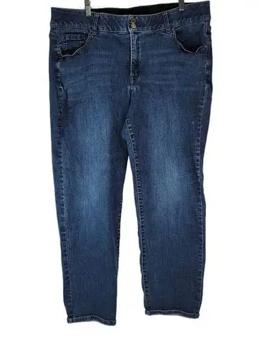 Lane Bryant  Jeans Womens 20S Dark Blue Wash Stretch Denim Tummy Technology