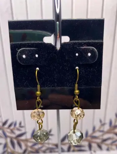 None NEW Beaded Tear Drop Earrings