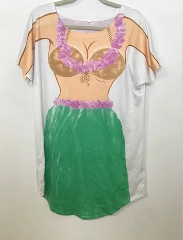 Bellady Fun Wear Hula Print Swimsuit Cover