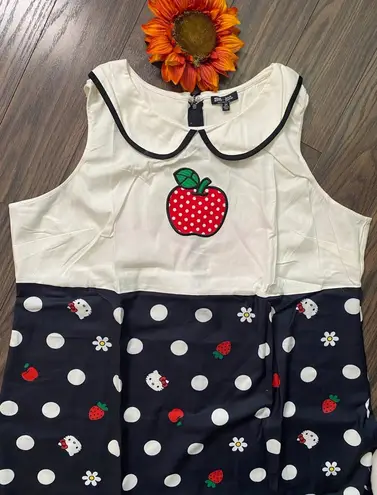 Unique Vintage NWT SMAK PARLOUR Apple Power Shift Dress | 4XL |