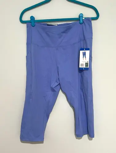 32 Degrees Heat NEW NWT 32 Degrees Periwinkle Cropped Workout Pants