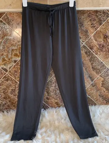 Natori Women’s Ribbed Super Soft Pajama Pant in Dark Gray Size Small - Image 1