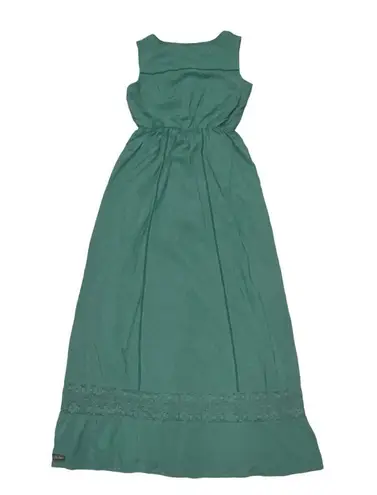 Matilda Jane Down in the Valley Green Sleeveless Maxi Dress size Medium