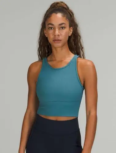 Lululemon  blue power pivot tank