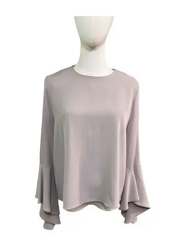Carmen Marc Valvo Blush Bell Sleeve Blouse Women’s Size 6