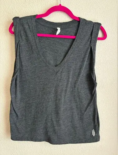 FP Movement Free People Wonder Tank in Dark Gray XS