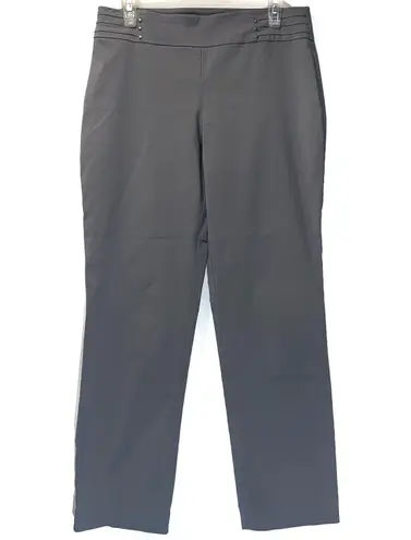 JM Collection Pull On Gray Pants Medium