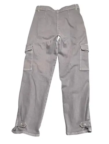 Wilfred Free Pants Womens 12 Lavender Grey Cargo Adjustable Barrel Leg High Rise