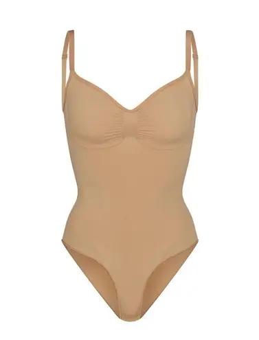 SKIMS  Seamless Sculpt Brief Bodysuit in Ochre Size 2X