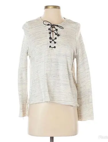 525 America Lace Up Sweater