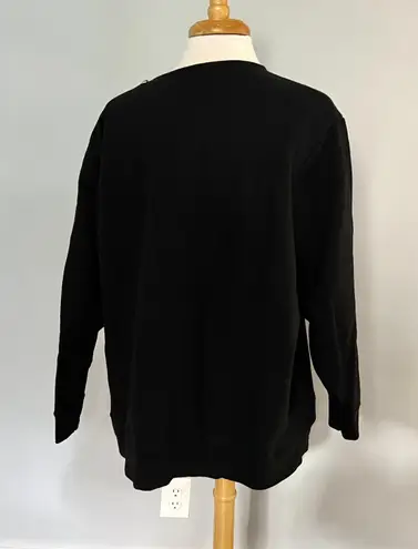 Just My Size Black Let’s Take An Elfie Holiday Christmas Sweatshirt