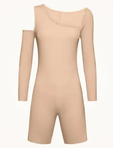 WOLFORD Warm Up Jumpsuit, Almond, 4 (US) Brown