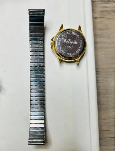 Brèda Yellow & Gold Chronograph Watch