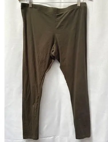 Women’s dip Olive Green Leggings Sz L Size L