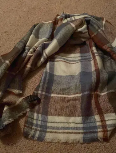 ZARA plaid scarf one size