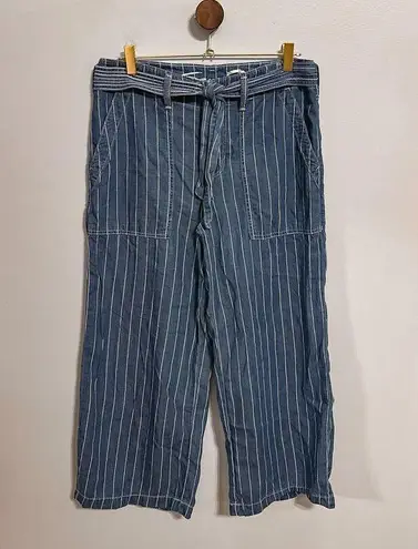 Seven7  wide leg striped jeans