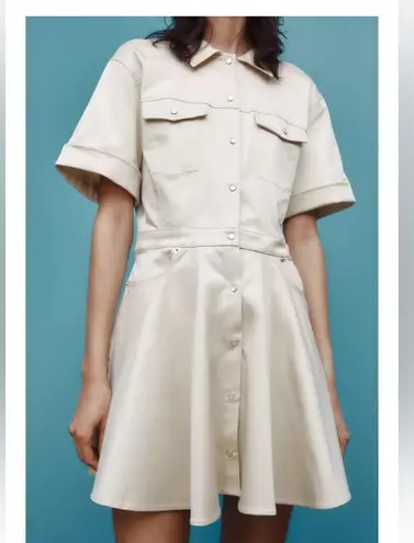 ZARA pocket front short sleeve mini dress