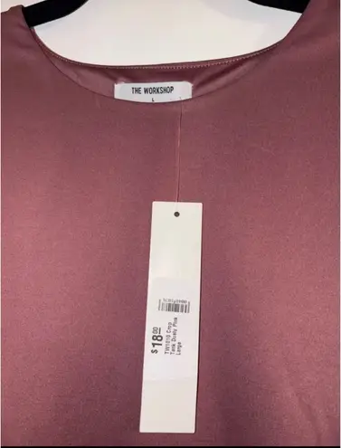 Workshop The Mauve Pink Crop Tank Top ā Size Large (NWT)