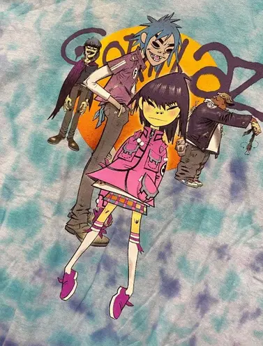 The Gorillaz Phase 1 Celebrity Take Down Rock Tie Dye XL