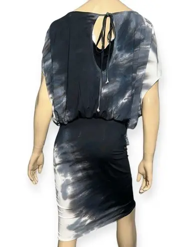 MiJo by Michelle Jonas Women’s Size S Black Sand Tan Dye Valentina Midi Dress