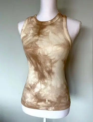 Organic Cotton Racerback Tank | EUC | Size XS | Neutral Tye Dye
