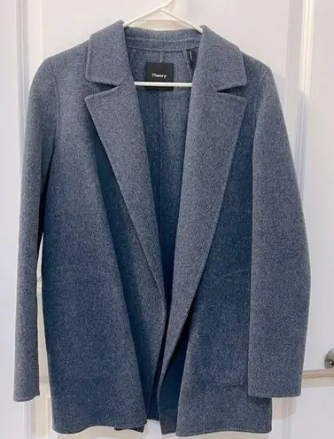 Theory Open Jacket in Double-Face Wool-Cashmere Size P (XS)