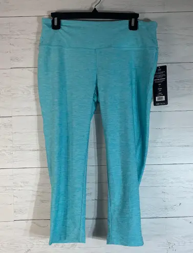 vogo athletica NWT capri Leggings Size Large Women’s Athletic Aqua Blue