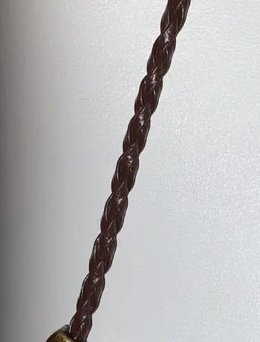 Vintage Abstract Enamel Bib Necklace Black