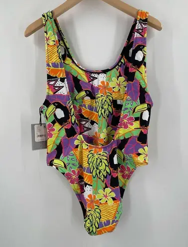 IT’S NOW COOL Swimsuit Size Extra Large The Showtime Y2K NWT Beach Swim 80s 90s