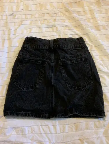 American Eagle Outfitters Denim Black Skirt