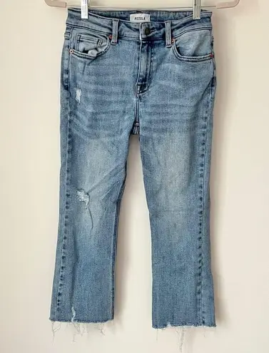 Pistola Lennon High Rise Cropped Boot Jeans in Zina 26 Medium Wash