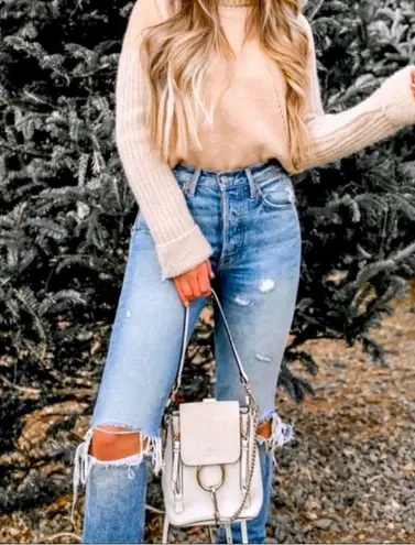 GRLFRND Karolina High-Rise Skinny Jeans in I Put A Spell On You