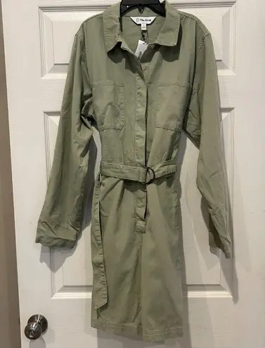 NWT The Drop Women's Karla Utility Vintage Short Jumpsuit Size XL Utilitarian Green thumbnail 13
