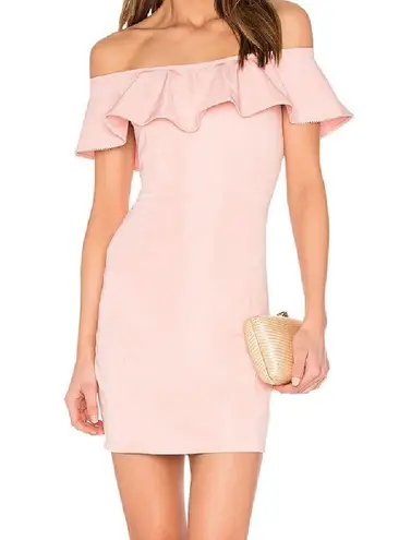 Capulet x REVOLVE Eva Off the Shoulder Mini Dress in Blush