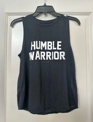 Spiritual Gangster  Humble Warrior Black Tank