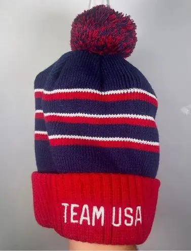 Team USA 100% Acrylic Beanie Blue
