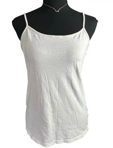 Time and Tru White Camisole Top