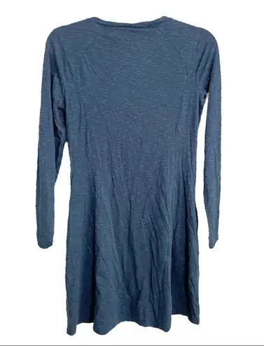 Toad & Co  Dress Windmere Long Sleeve Slub Blue Size XS