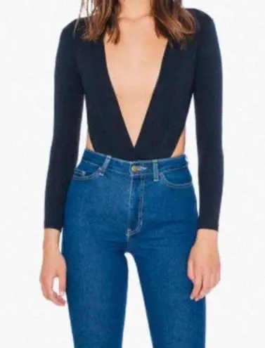 American Apparel AA cut out bodysuit S NEW