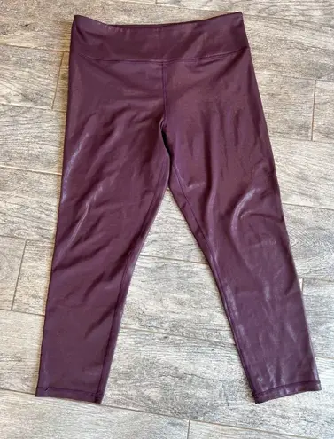 Zyia Active Leggings size 16 18 Reflective Galaxy stretch yoga pants high rise