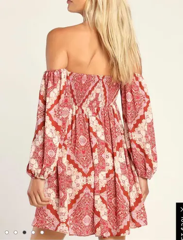 Lulus Lulu’s Off Shoulder Dress