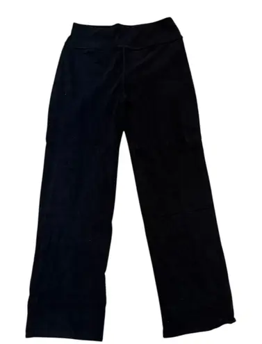 32 Degrees Heat  Black Fleece Lounge Pants Pull On Size Medium - Image 1