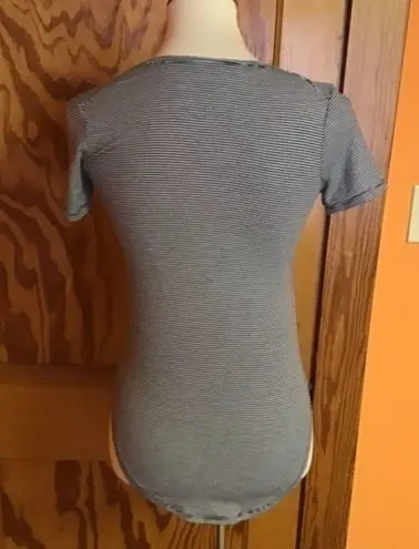 Well Worn good vibes striped t shirt